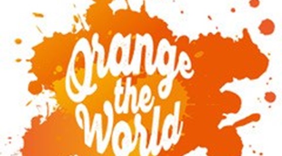 Das Freiburger Aktionsbündnis 16 Days - Färb die Welt Orange