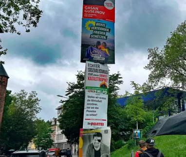 Wahlkampfplakate Freiburg 2024